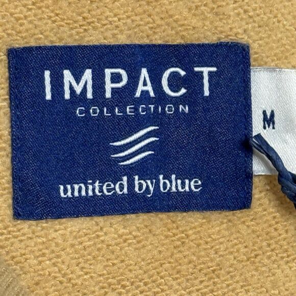 United by Blue Women's Logo Waves Curry Soft Organic Sweatshirt Size Medium NEW! - Picture 5 of 10